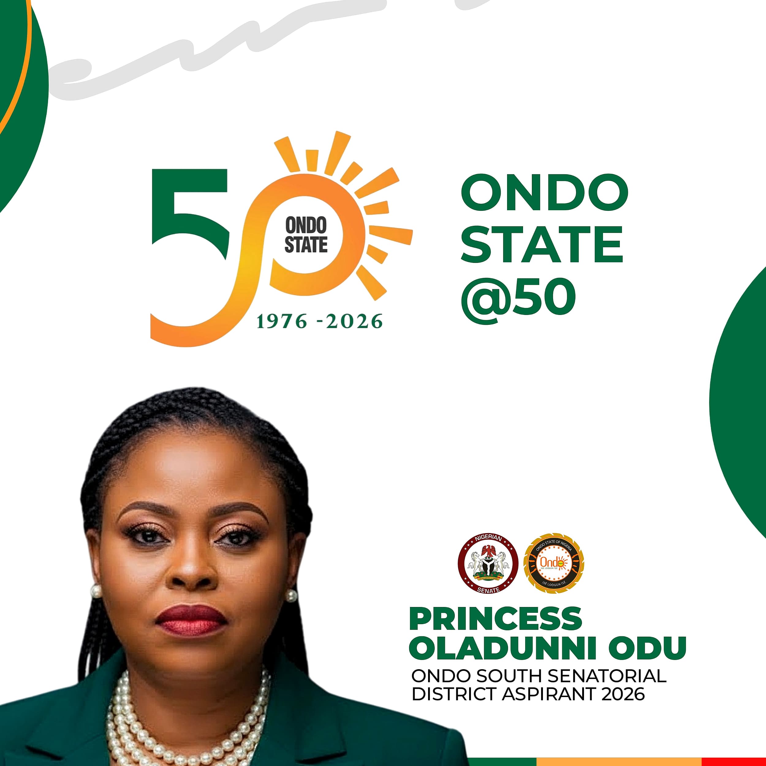 Ondo State is a narrative of resilience at 50- Oladunni Odu.
