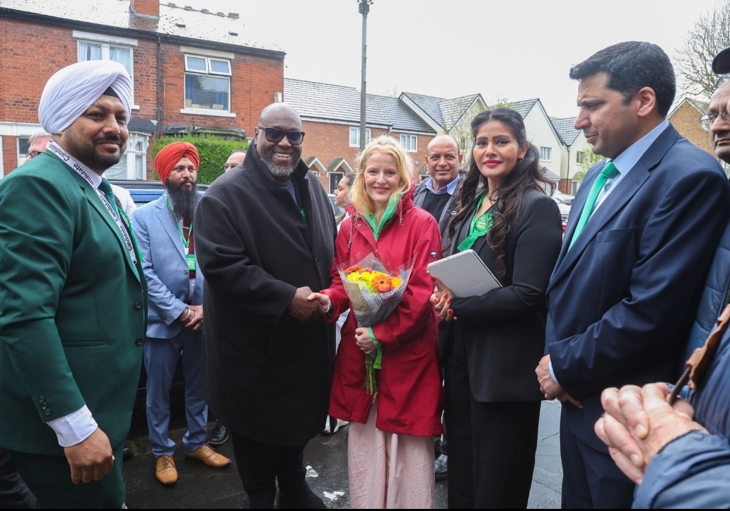 Hannah Spencer, the Green Party MP representing Manchester, on Sunday stormed Wolverhampton to boost the party’s campaign ahead of the May 7 local elections.