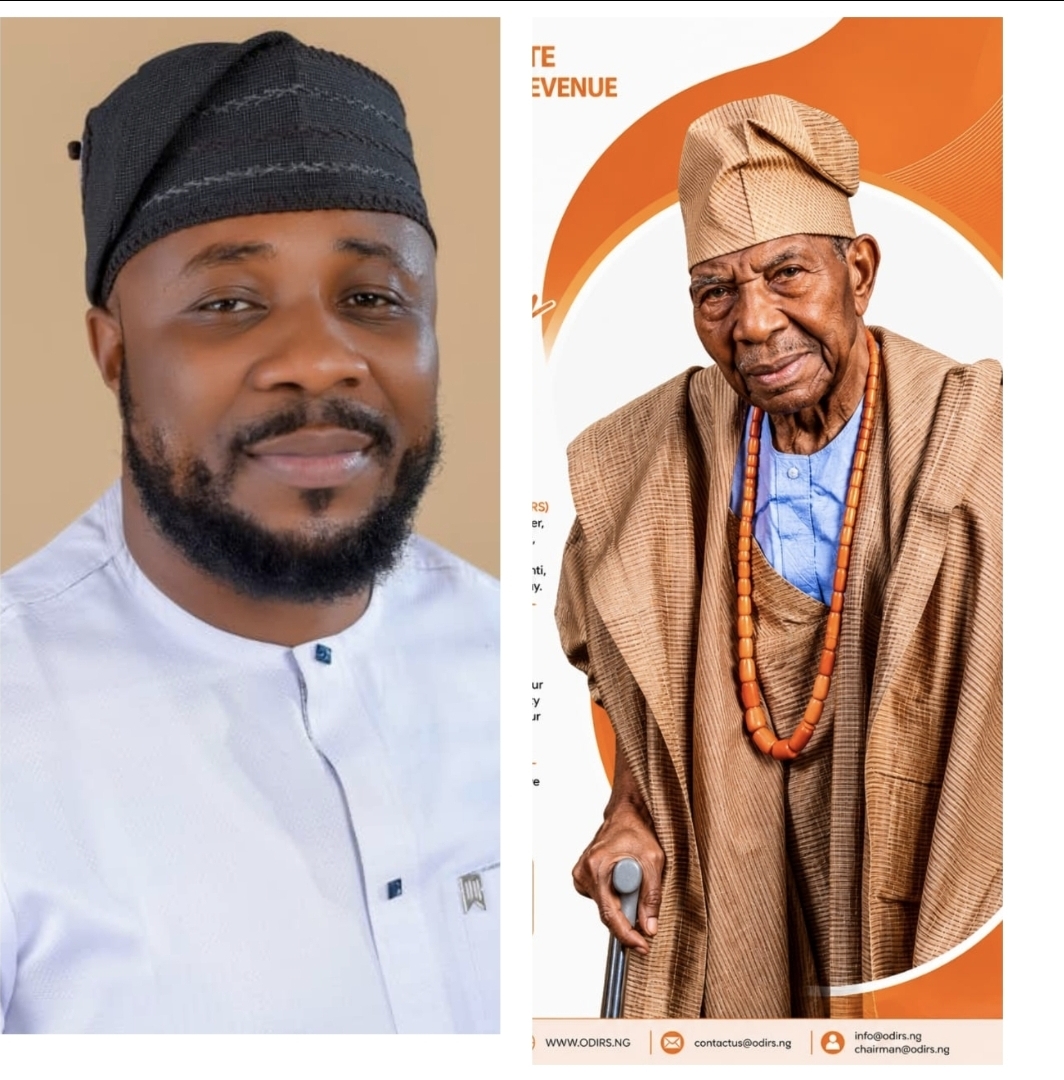 Olabode greets Centenarian, Pa Fasoranti, says 100 looks good on him